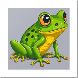 Frog Portrait Posters and Art